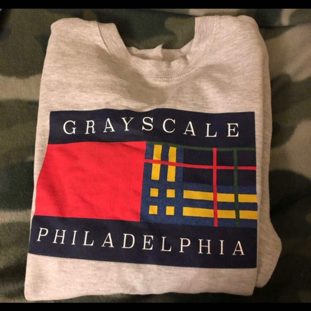 Grayscale sweater